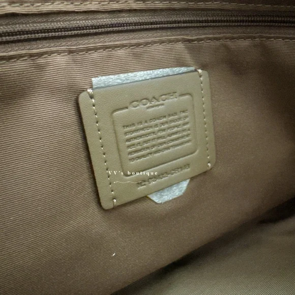 NWT Coach Laurel Shoulder Bag Soft Pebble Leather Dark Stone Taupe Brown CR148 - Picture 11 of 13